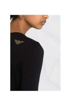 Emporio Armani EA7 T-shirts Long Sleeve Top Black