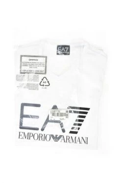Emporio Armani EA7 Shirts T-shirt White -Goedkope Emporio Armani EA7 winkel f18230adc52f9994fcce4c59c6eb0a59