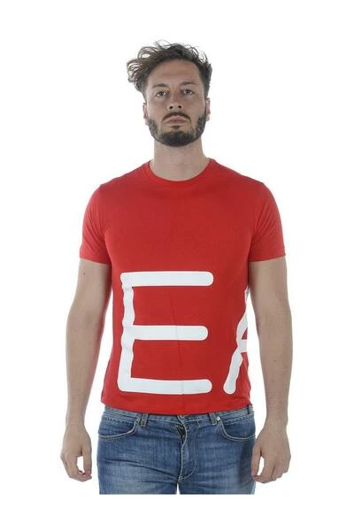 Emporio Armani EA7 Shirts T-Shirt Red 8 Emporio Armani EA7 Shirts T-Shirt Red - Afbeelding 6