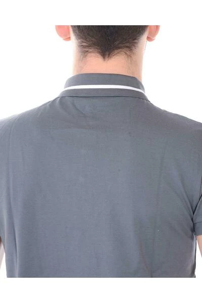 Emporio Armani EA7 Polo's Polo Shirt Gray 3 Emporio Armani EA7 Polo's Polo Shirt Gray