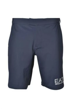 Emporio Armani EA7 Korte Broeken Logo Stretch Shorts Blue