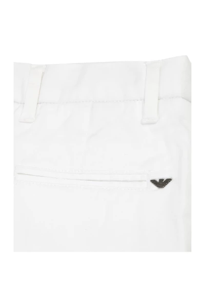 Emporio Armani EA7 Lange Broeken Trousers White 3 Emporio Armani EA7 Lange Broeken Trousers White