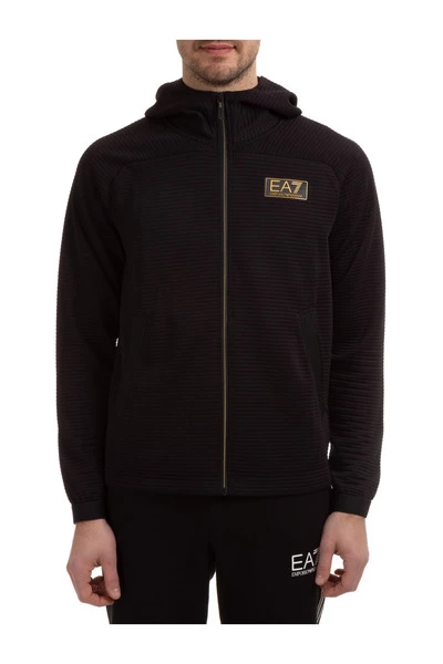 Emporio Armani EA7 Hoodies & Sweatvesten Sweatshirt Black 8 Emporio Armani EA7 Hoodies & Sweatvesten Sweatshirt Black - Afbeelding 6