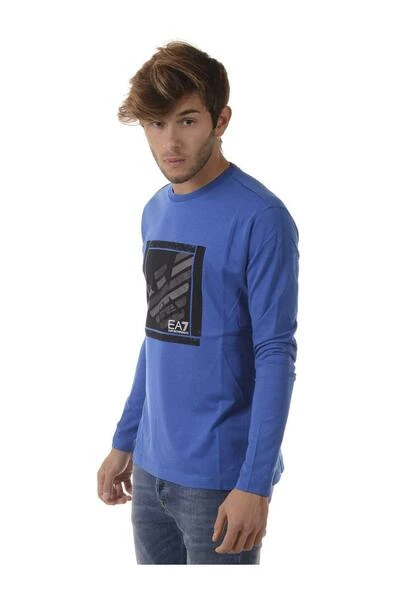 Emporio Armani EA7 Longsleeves T-shirt Blue 6 Emporio Armani EA7 Longsleeves T-shirt Blue - Afbeelding 4