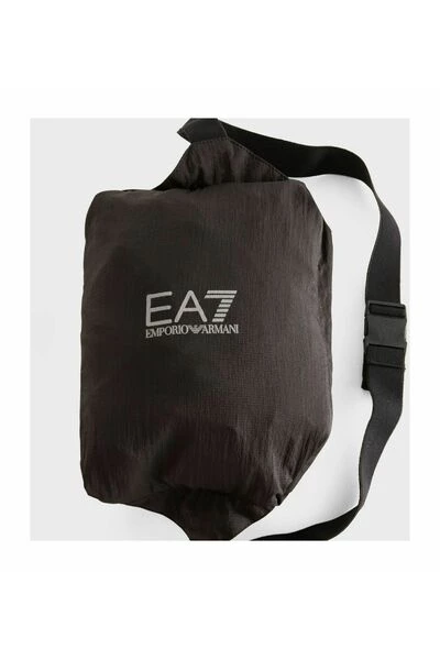 Emporio Armani EA7 Bomber Jackets Net Logo Bomber Jacket Black 6 Emporio Armani EA7 Bomber Jackets Net Logo Bomber Jacket Black - Afbeelding 4