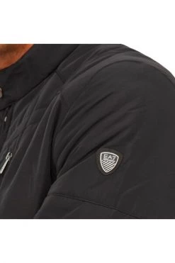 Emporio Armani EA7 Gewatteerde Jassen Jacket Black -Goedkope Emporio Armani EA7 winkel f8cdfa400892822d7f01fdf0a5df0c57