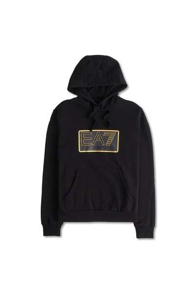 Emporio Armani EA7 Hoodies & Sweatvesten Hoodie Sweat Black 3 Emporio Armani EA7 Hoodies & Sweatvesten Hoodie Sweat Black