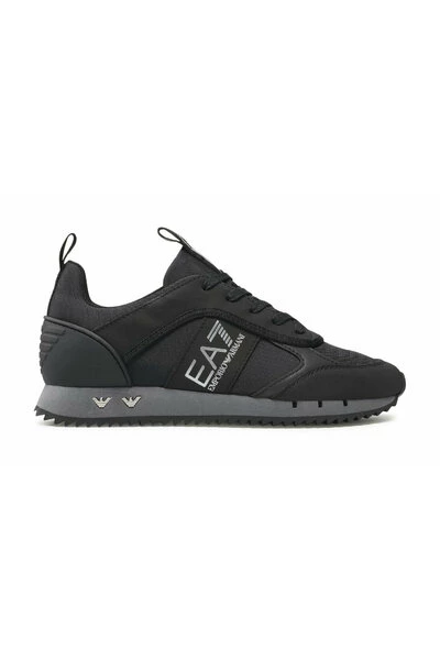 Emporio Armani EA7 Logo-Print Low-Top Sneakers Black 5 Emporio Armani EA7 Logo-Print Low-Top Sneakers Black - Afbeelding 3