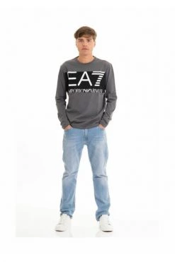 Emporio Armani EA7 Hoodies & Sweatvesten Sweatshirts Gray -Goedkope Emporio Armani EA7 winkel facd26ff7e9675293d84e9575b0f0946