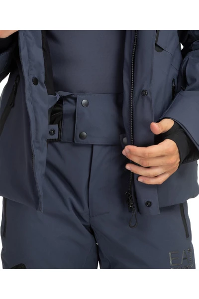 Emporio Armani EA7 Winterjassen Men's Ski Jacket Winter Stratum 7 Gray 5 Emporio Armani EA7 Winterjassen Men's Ski Jacket Winter Stratum 7 Gray - Afbeelding 3