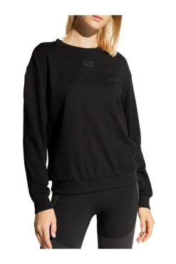 Emporio Armani EA7 Hoodies & Sweatvesten Sweatshirt With Logo Black -Goedkope Emporio Armani EA7 winkel fb359c8f3fec4c6b969a23533ee9d0c6