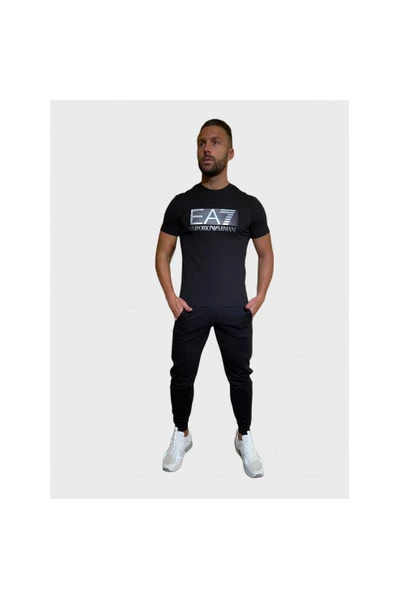 Emporio Armani EA7 T-Shirts Black 6 Emporio Armani EA7 T-Shirts Black - Afbeelding 4