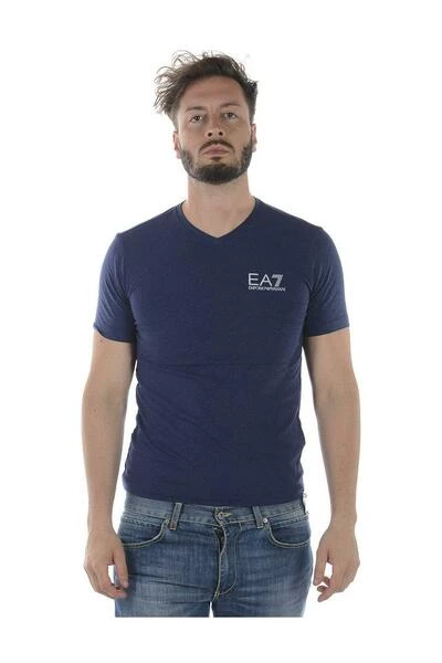 Emporio Armani EA7 Shirts T-shirt Blue 5 Emporio Armani EA7 Shirts T-shirt Blue - Afbeelding 3