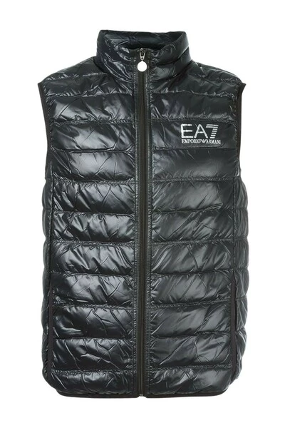 Emporio Armani EA7 Bodywarmers Gilet With Logo Black 3 Emporio Armani EA7 Bodywarmers Gilet With Logo Black