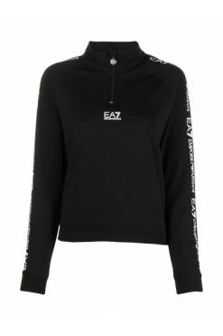 Emporio Armani EA7 Hoodies & Sweatvesten Sweatshirts Black