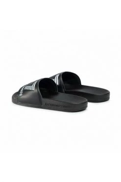 Emporio Armani EA7 Slippers Sliders Black -Goedkope Emporio Armani EA7 winkel fe124bb4336ecda80477fac09a7641e0