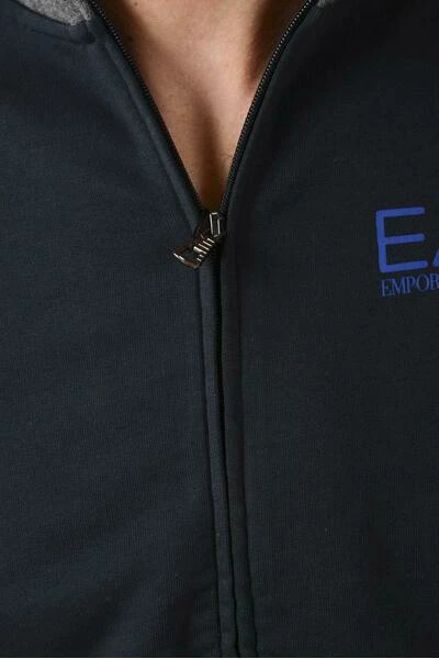 Emporio Armani EA7 Hoodies & Sweatvesten Sweatshirt Blue 6 Emporio Armani EA7 Hoodies & Sweatvesten Sweatshirt Blue - Afbeelding 4