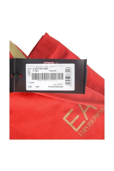 Emporio Armani EA7 Shirts T-shirt Red 3 Emporio Armani EA7 Shirts T-shirt Red